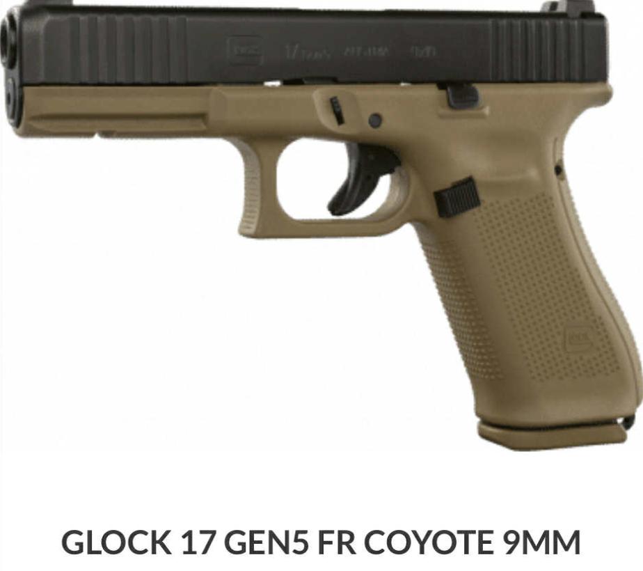 Glock 17 Gen5 FR Coyote