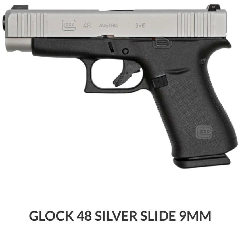 Glock 48 Silver Slide
