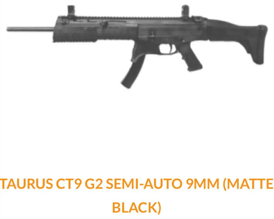 Taurus CT9 G2 Semi-Auto