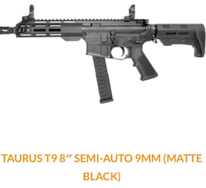 Taurus T9 8" Semi-Auto
